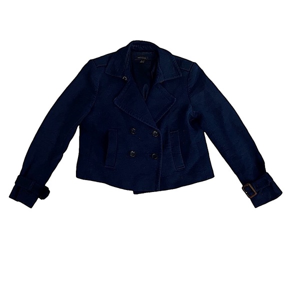 Ann Taylor Jackets & Blazers - Ann Taylor Blue Button Jacket Size 8 Collard